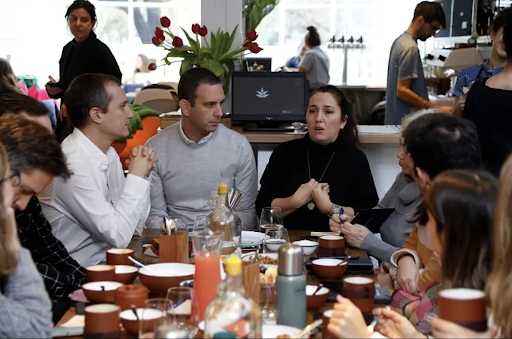 Sesión de trabajo del equipo