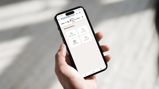 MegaCore on the phone, in a user's hand
